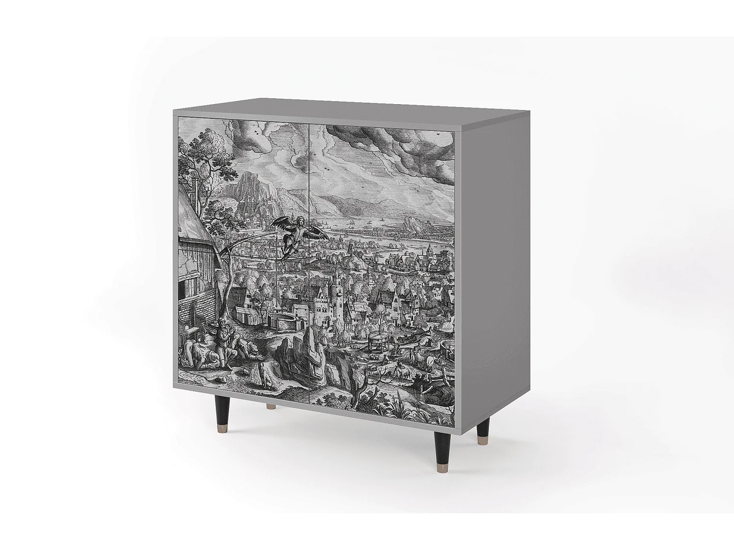 Buffet - 94x96x48 cm - BS3 - Departure, Gris