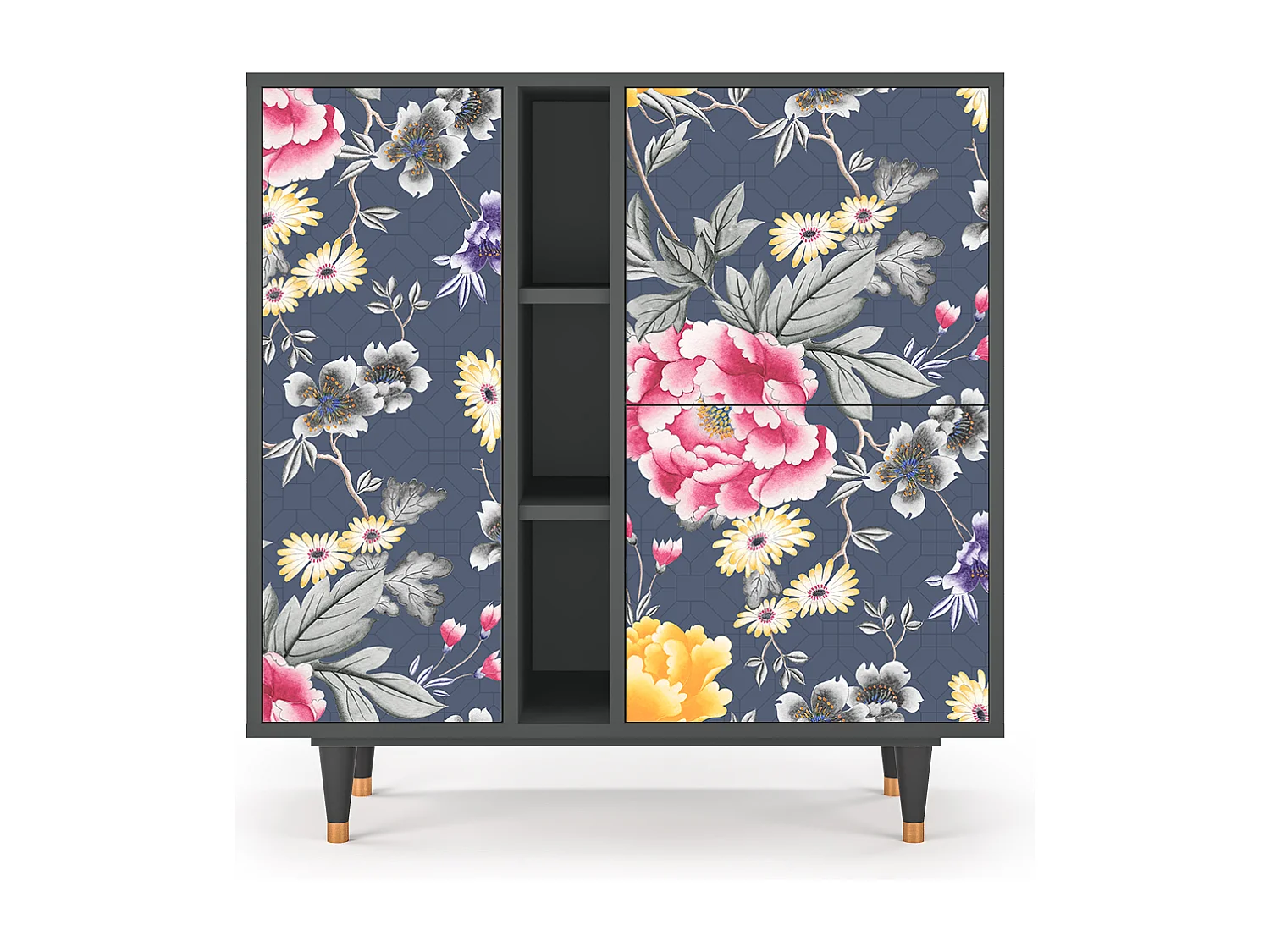 Aparador - 94х96х41 cm - BS5 - Dark Flower Bed, Antracita
