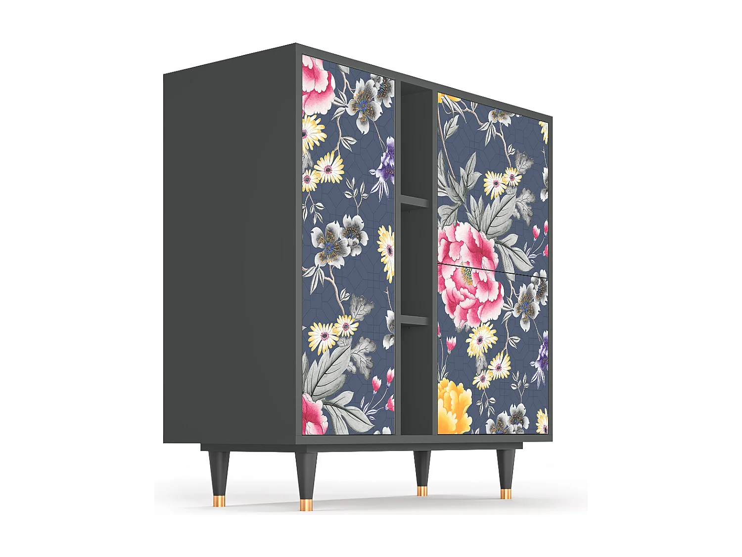 Aparador - 94х96х41 cm - BS5 - Dark Flower Bed, Antracita