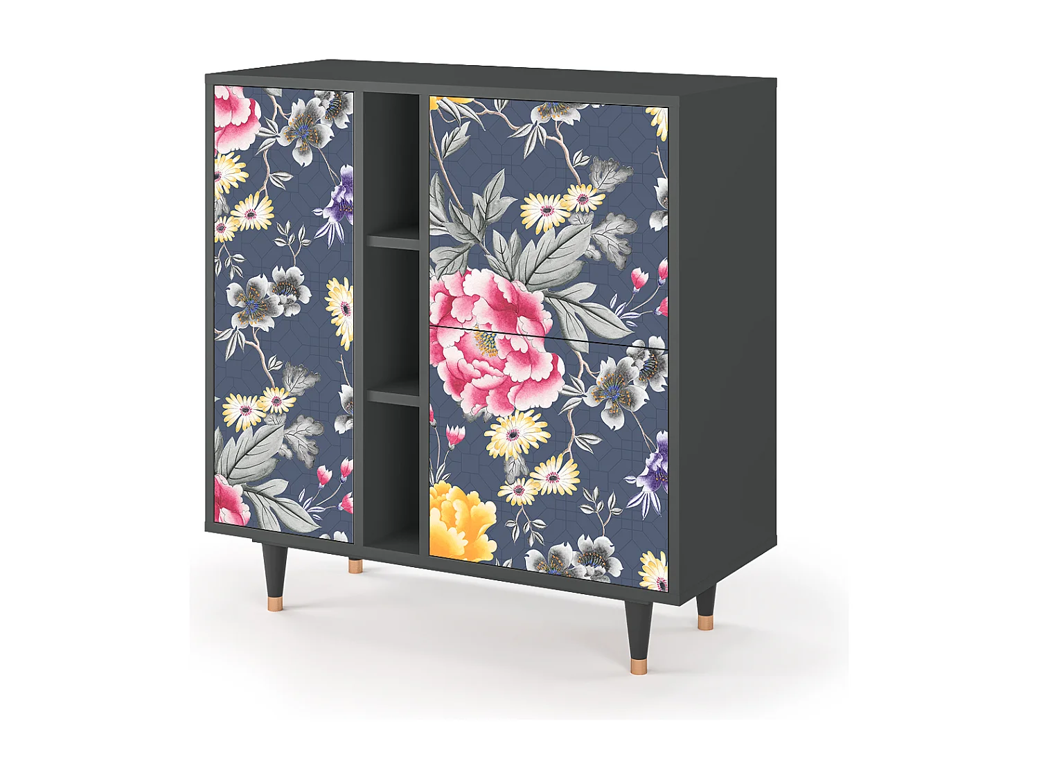 Buffet - 94х96х41 cm - BS5 - Dark Flower Bed, Anthracite