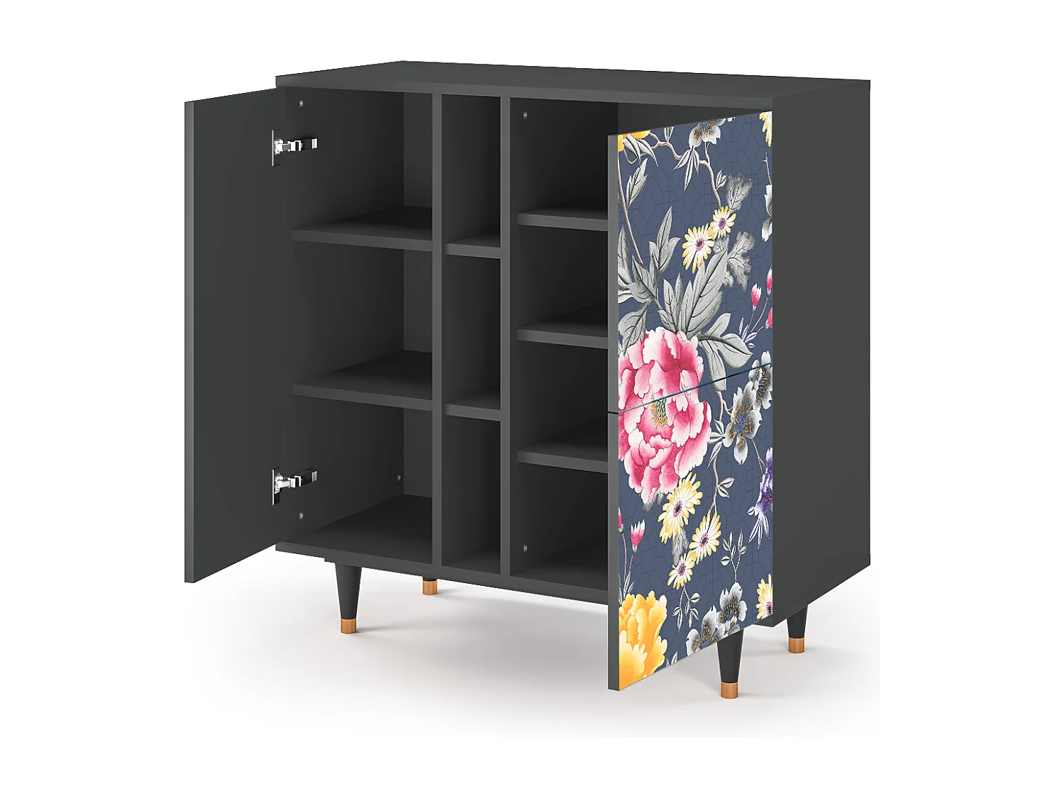 Buffet - 94х96х41 cm - BS5 - Dark Flower Bed, Anthracite