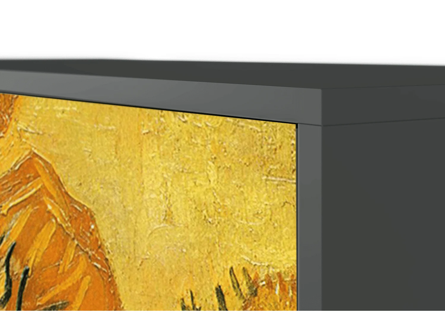 Kredens - 115х84х41 cm - S3 - Sunflowers, Antracyt