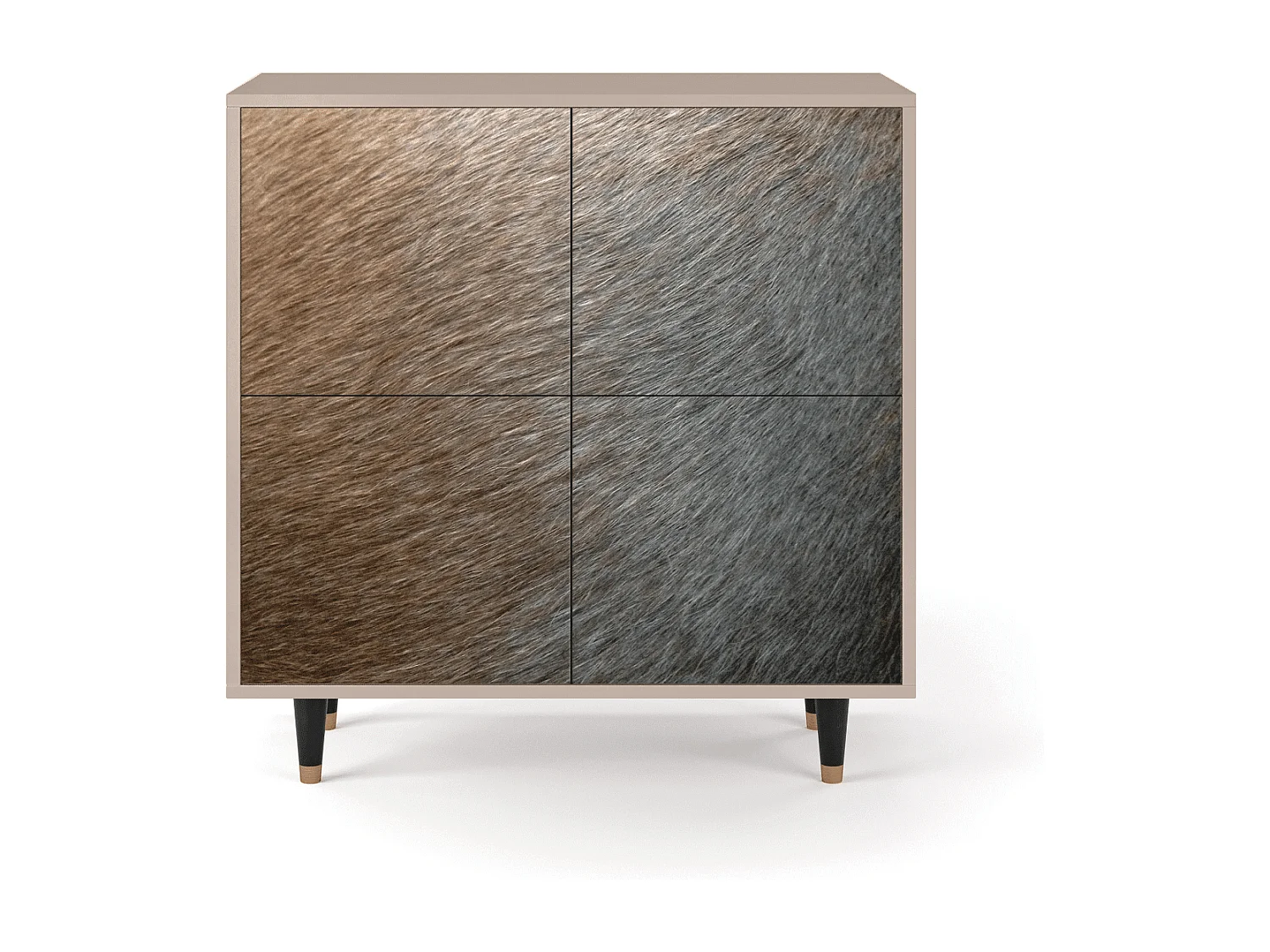 Dressoir - 94x96x48 cm - BS3 - Peanut Hair, Latte