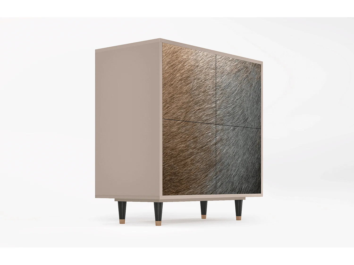 Dressoir - 94x96x48 cm - BS3 - Peanut Hair, Latte