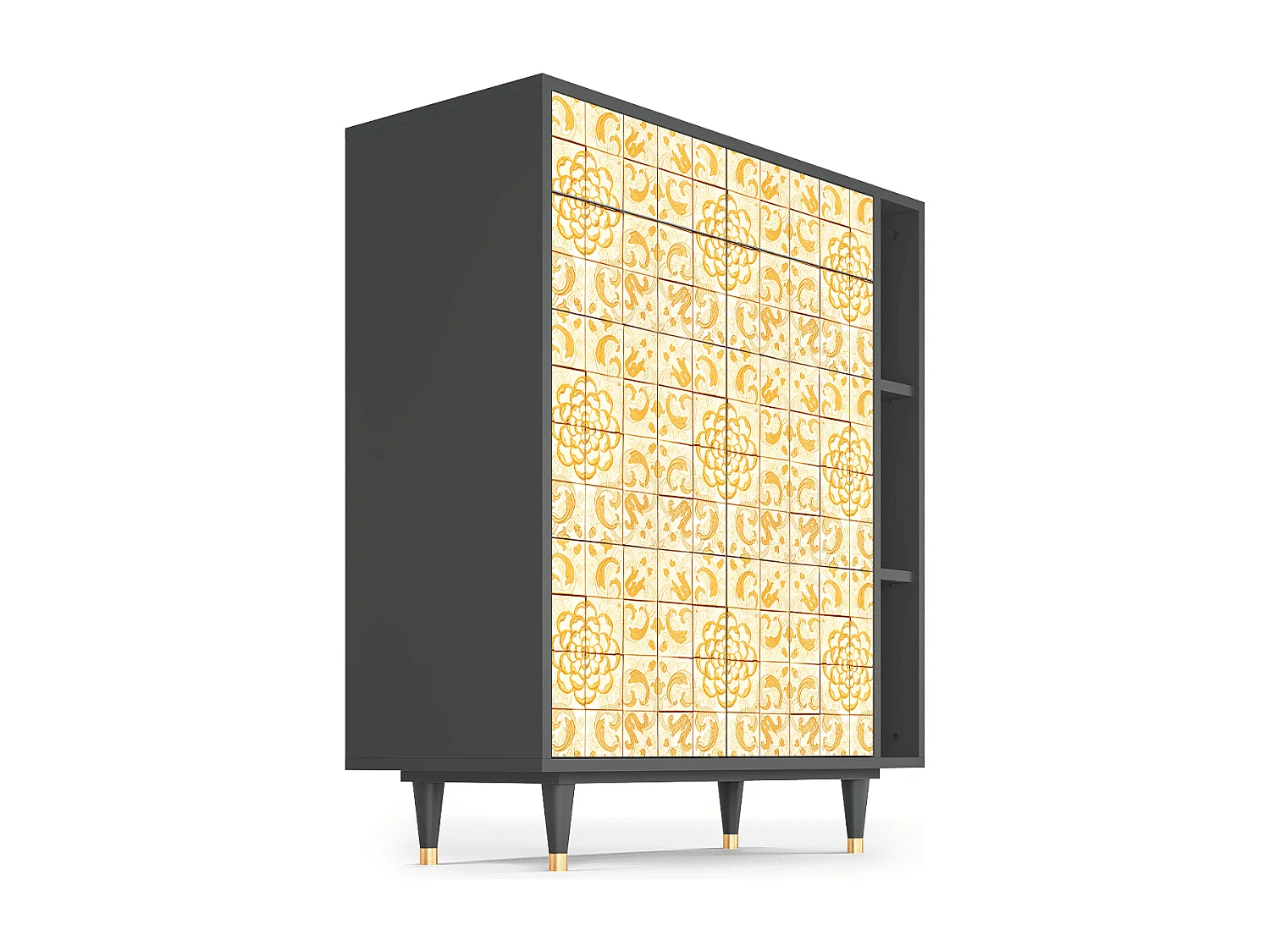 Credenza - 96х110х41 cm - BS6 - Sunshiny Tile, Antracite