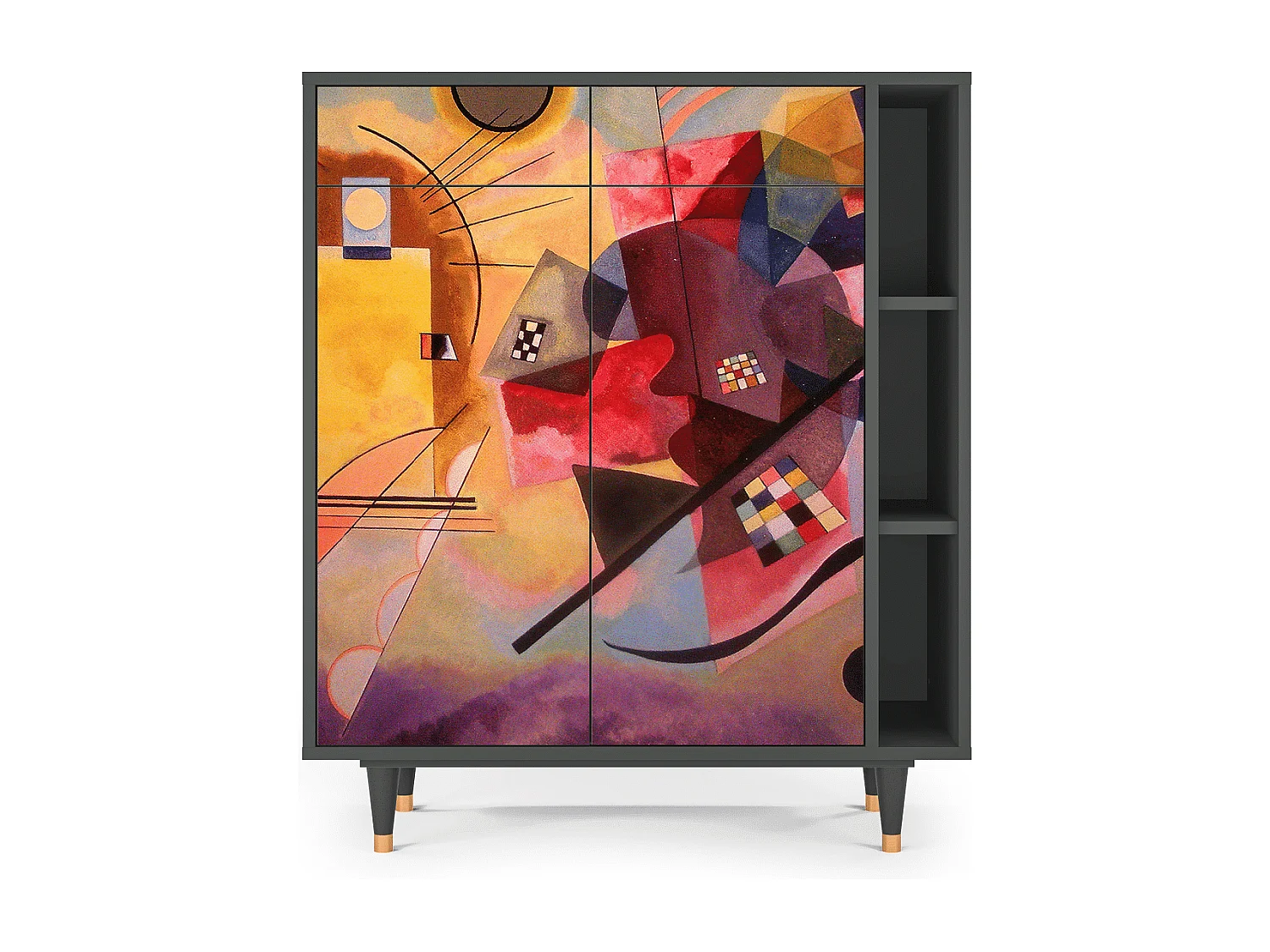 Credenza - 96х110х41 cm - BS6 - Modern Art, Antracite