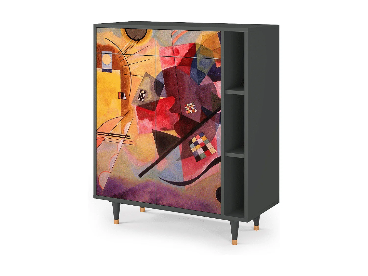 Credenza - 96х110х41 cm - BS6 - Modern Art, Antracite