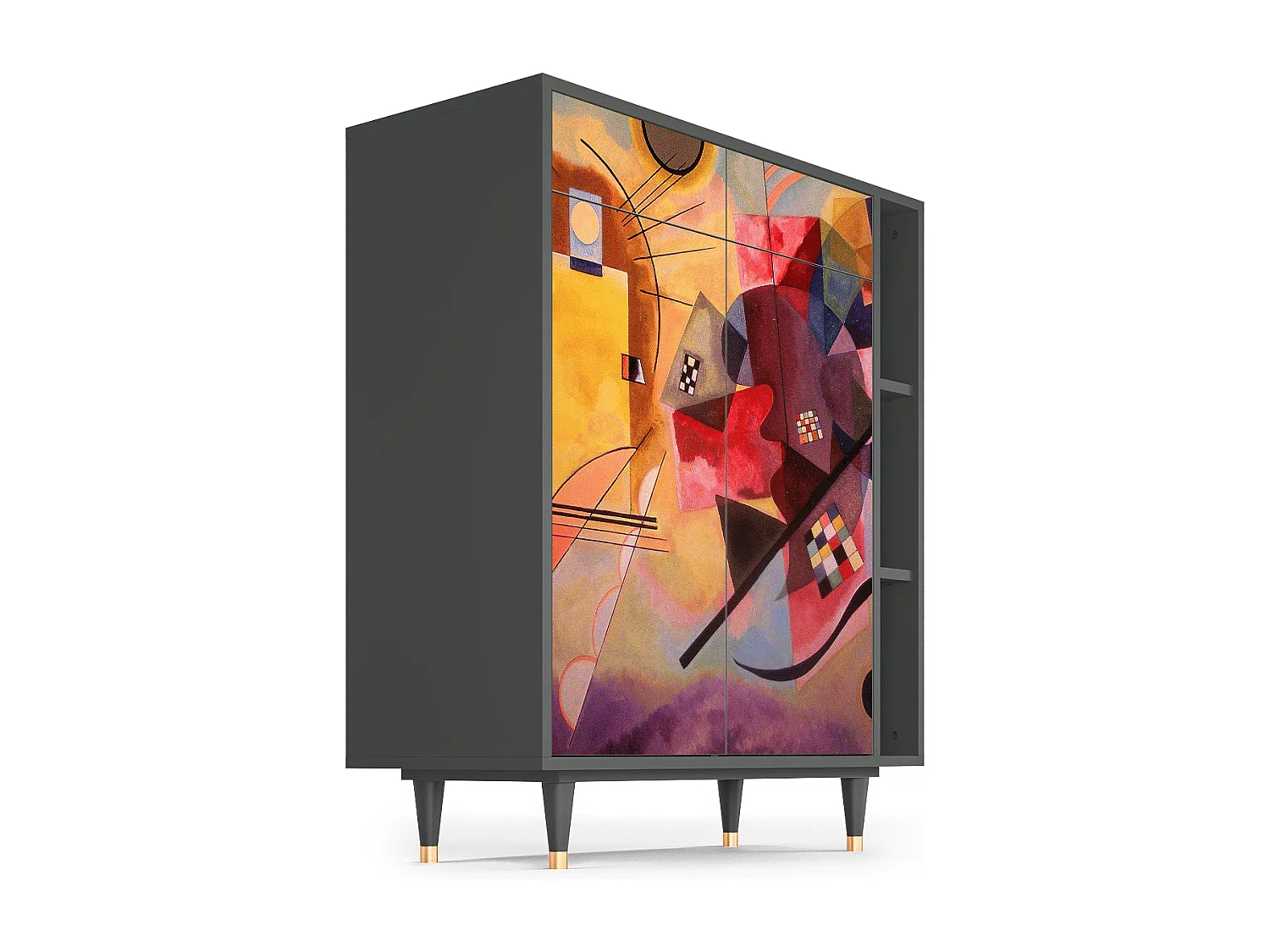 Credenza - 96х110х41 cm - BS6 - Modern Art, Antracite