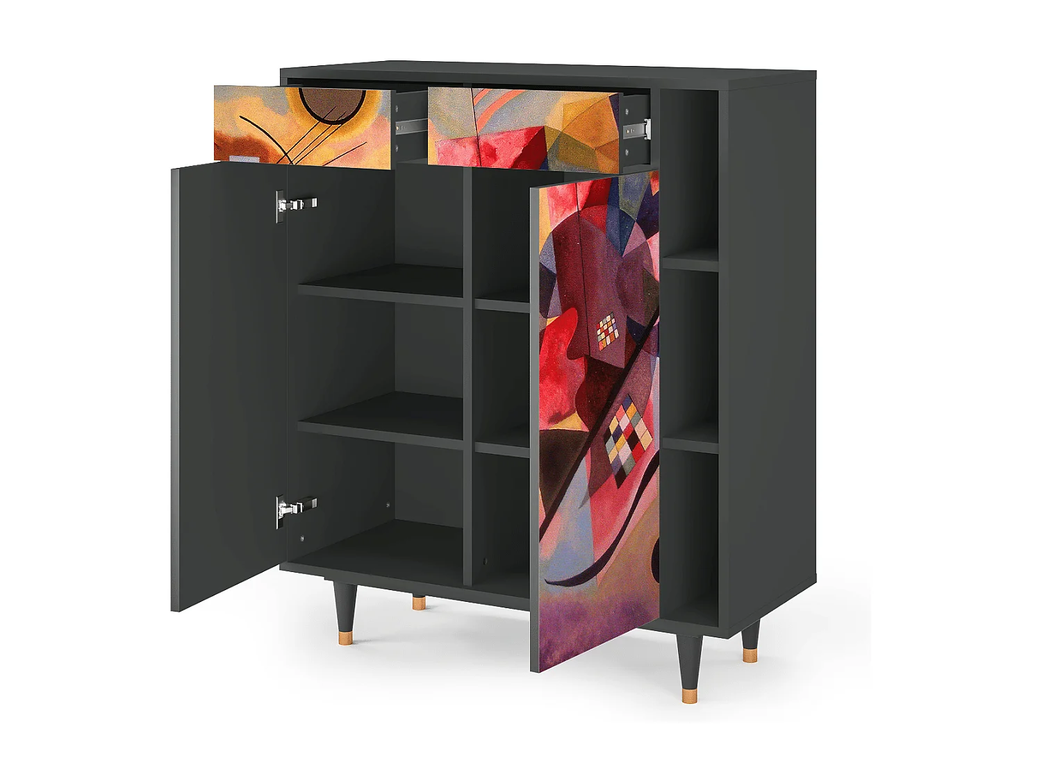 Credenza - 96х110х41 cm - BS6 - Modern Art, Antracite