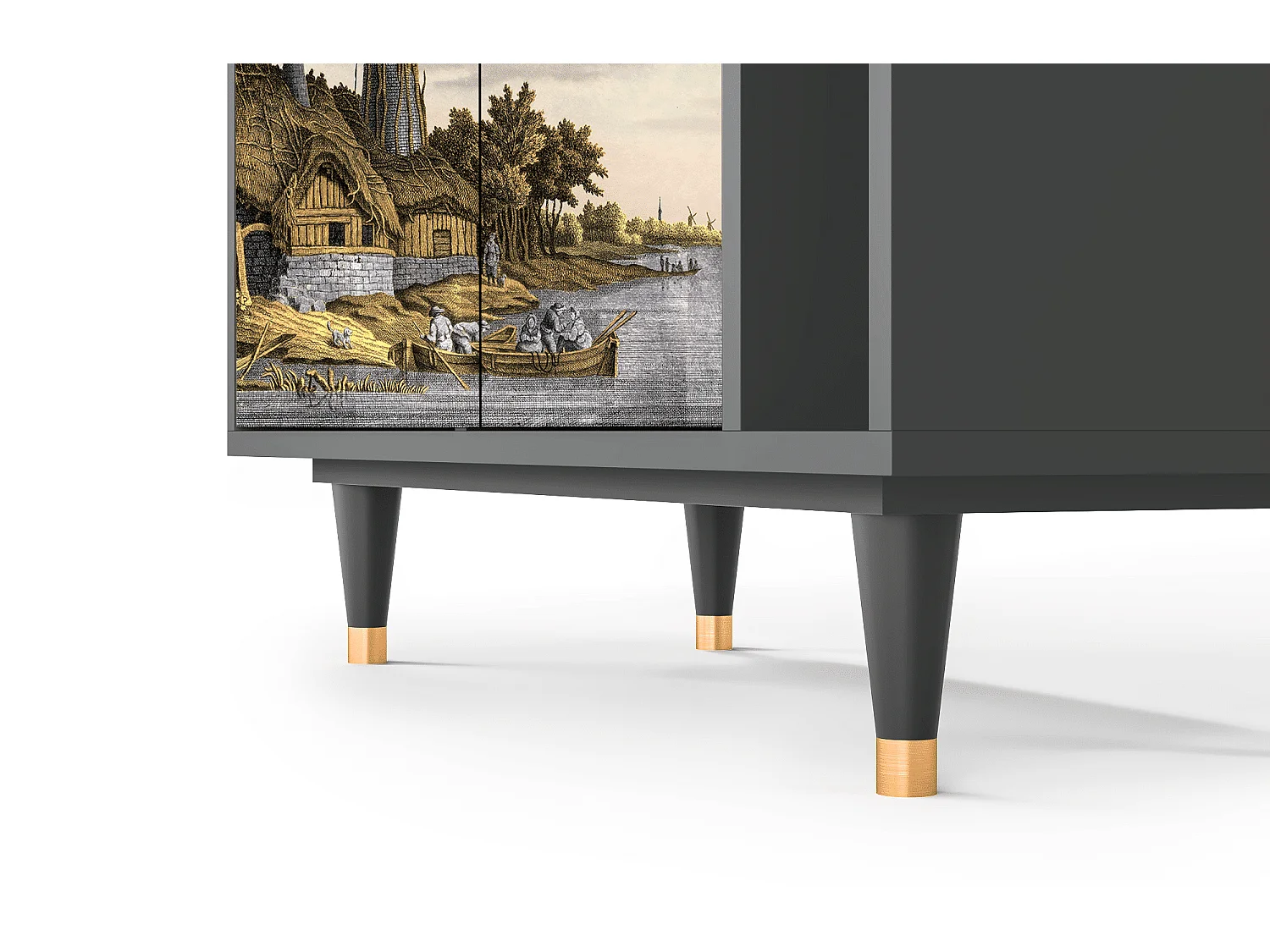 Buffet - 96х110х41 cm - BS6 - Mill along a River, Anthracite