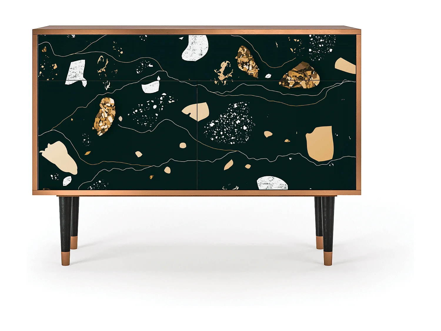 Aparador - 115x85x48 cm - BS4 - Space Rocks, Nogal