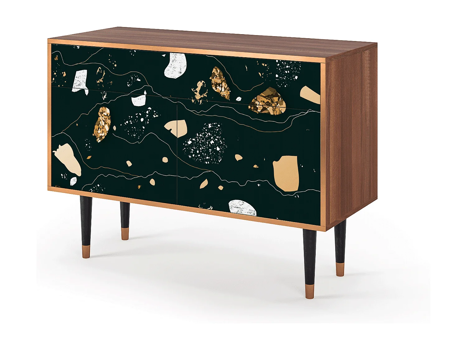 Aparador - 115x85x48 cm - BS4 - Space Rocks, Nogal