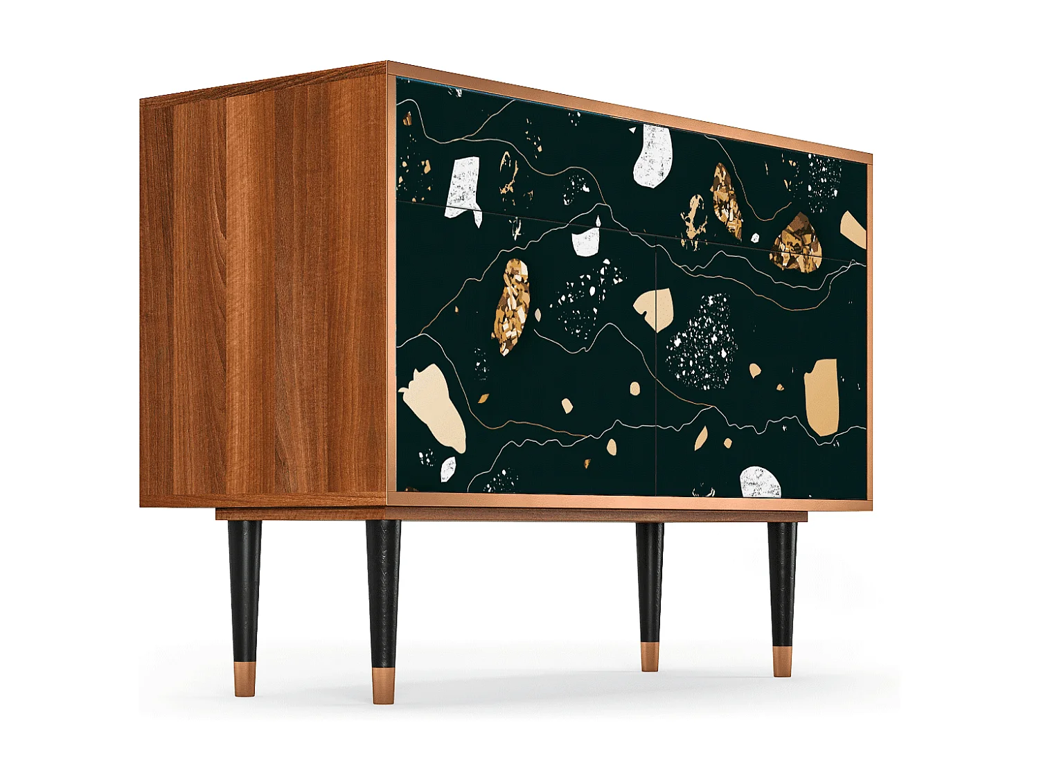 Aparador - 115x85x48 cm - BS4 - Space Rocks, Nogal