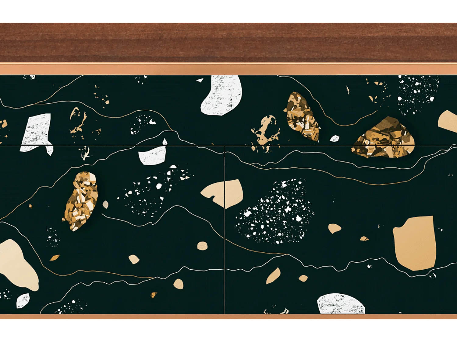 Aparador - 115x85x48 cm - BS4 - Space Rocks, Nogal