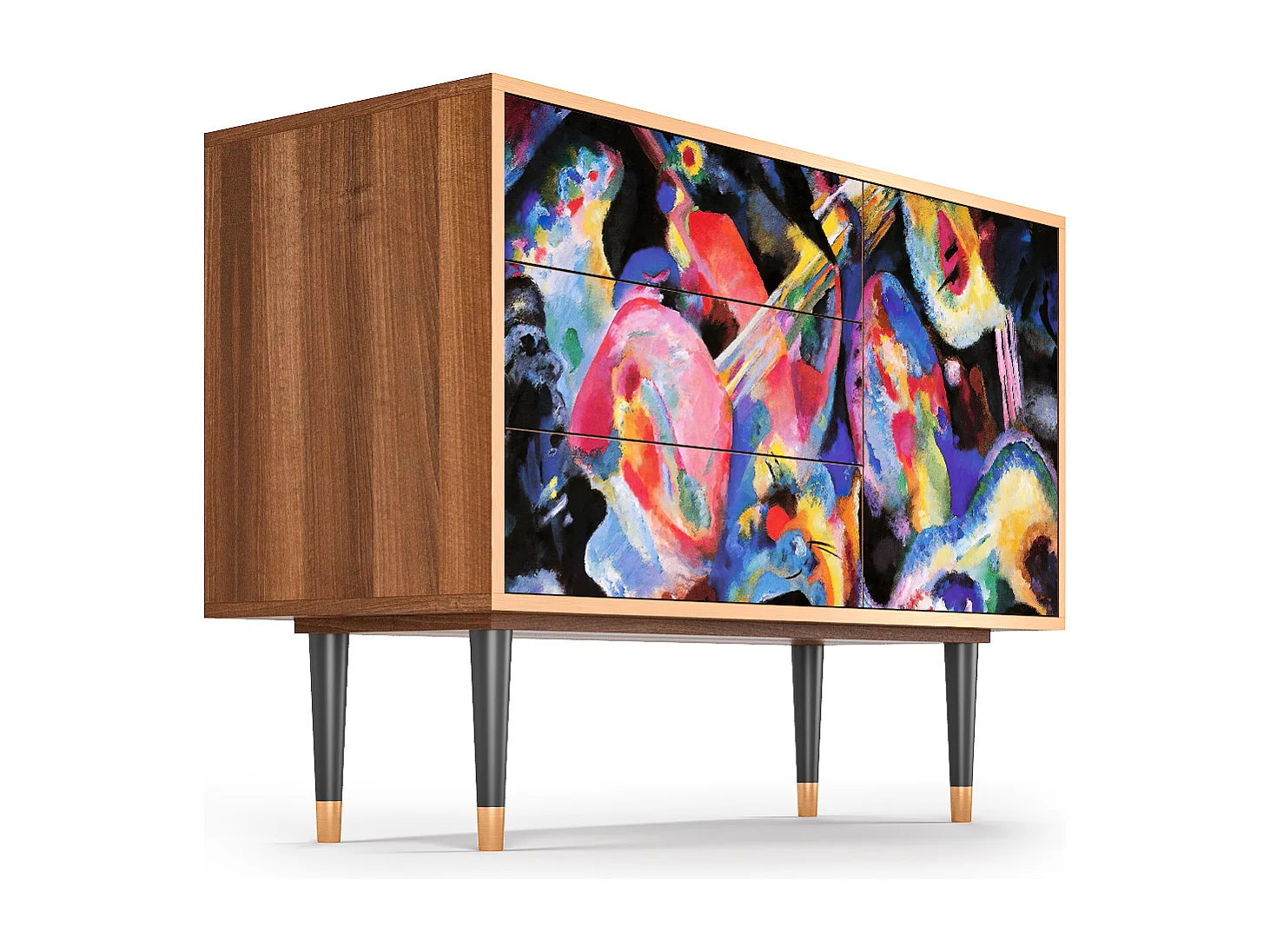 Buffet - 115х84х41 cm - S3 - Kandinsky, Noyer