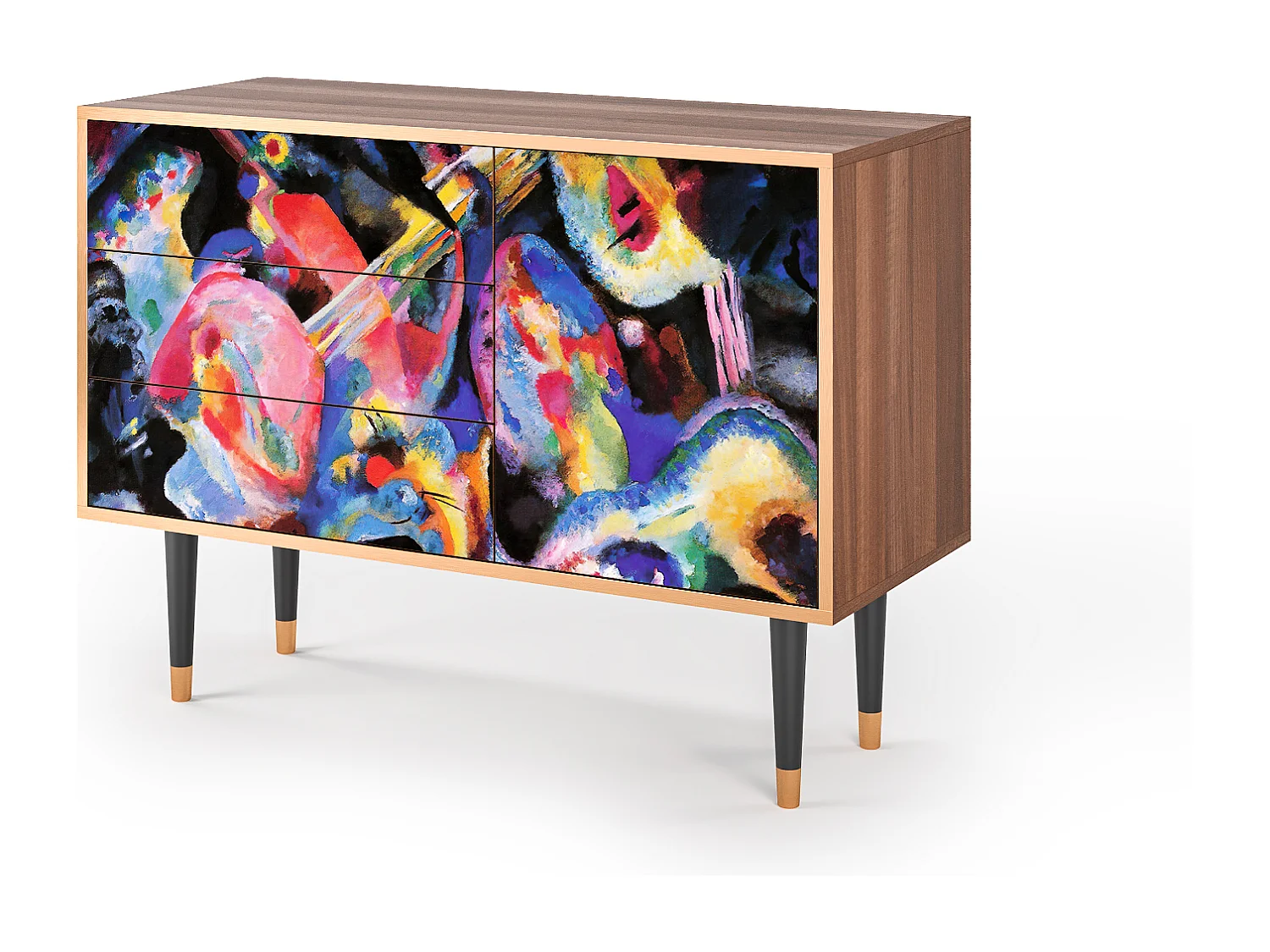 Buffet - 115х84х41 cm - S3 - Kandinsky, Noyer
