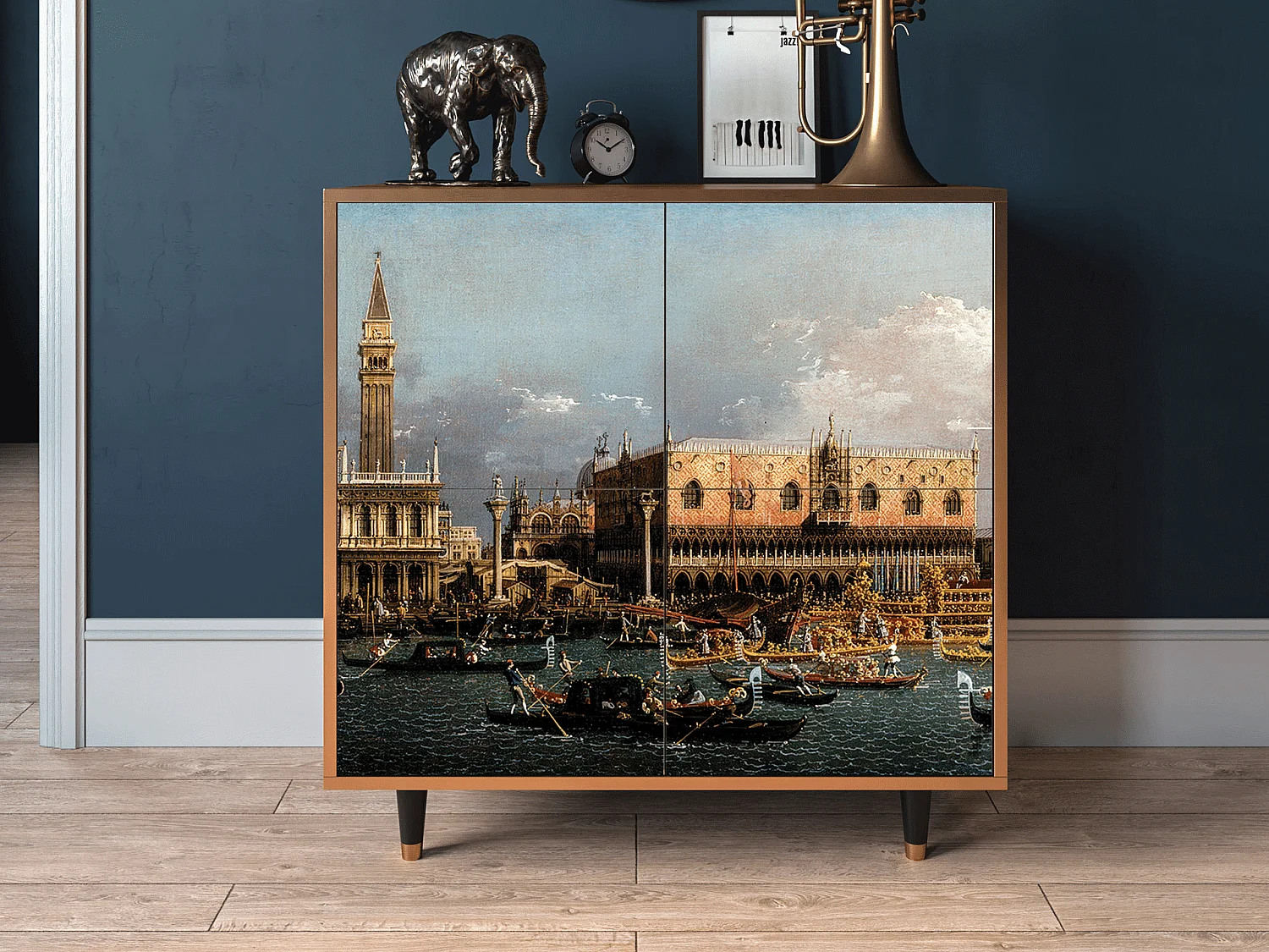 Buffet - 94x96x48 cm - BS3 - The Bucintoro, Noyer