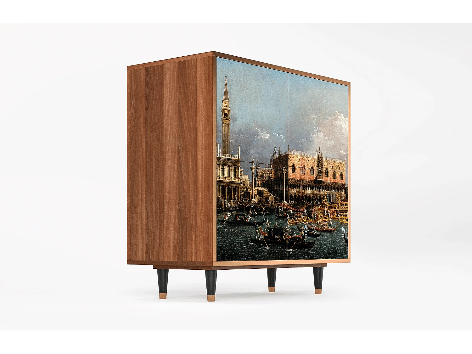 Sideboard - 94x96x48 cm - BS3 - The Bucintoro, Walnuss