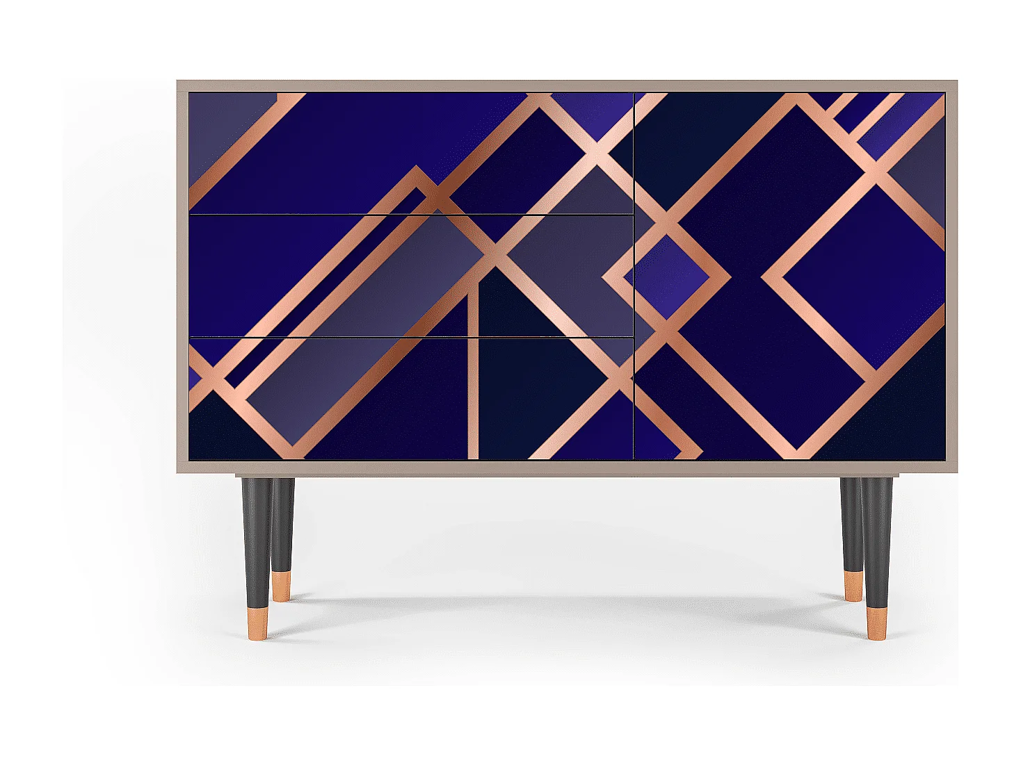 Buffet - 115х84х41 cm - S3 - Aquamarine Getsby, Latte