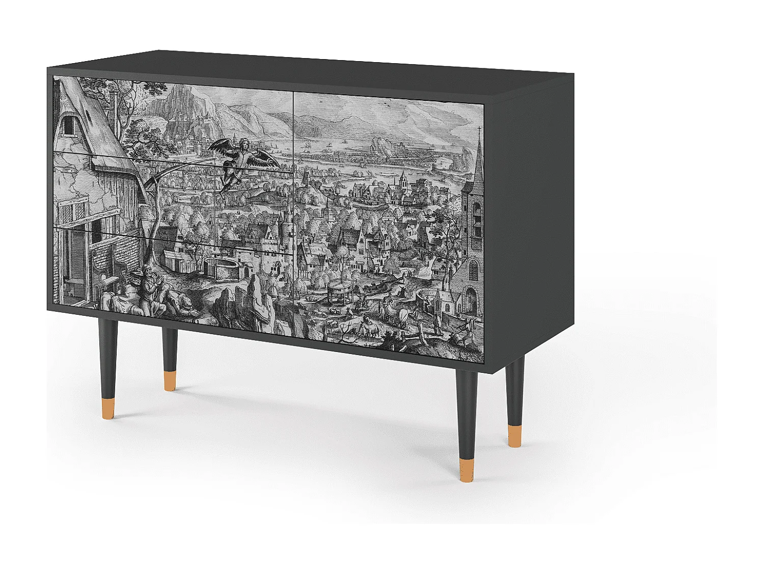 Buffet - 115х84х41 cm - S3 - Departure, Anthracite