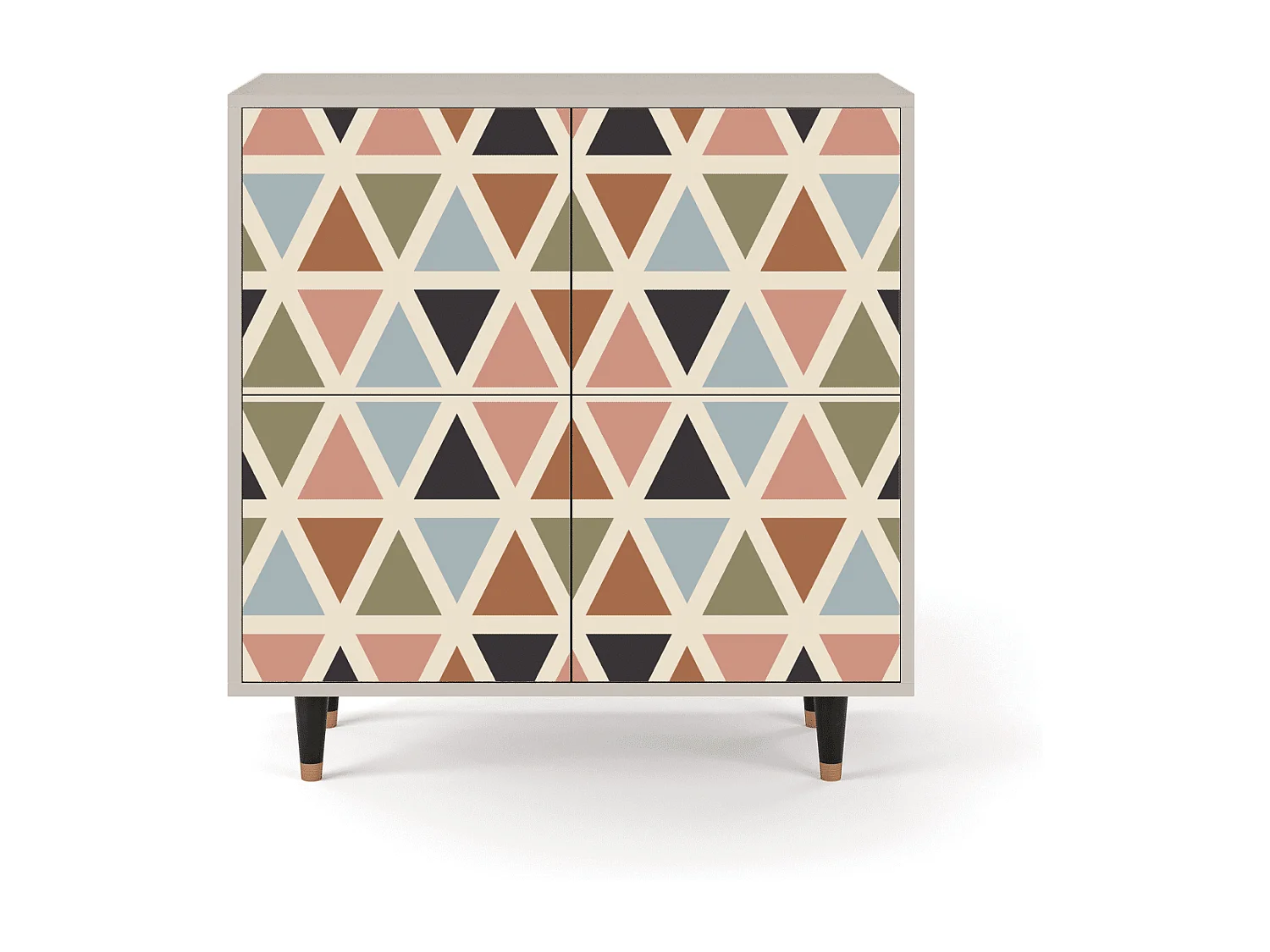 Credenza - 94x96x48 cm - BS3 - Royal Triangles, Sabbia