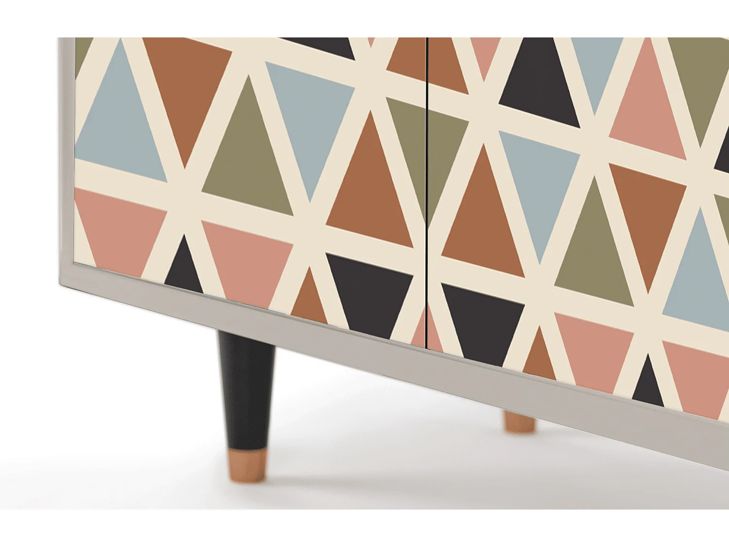 Credenza - 94x96x48 cm - BS3 - Royal Triangles, Sabbia