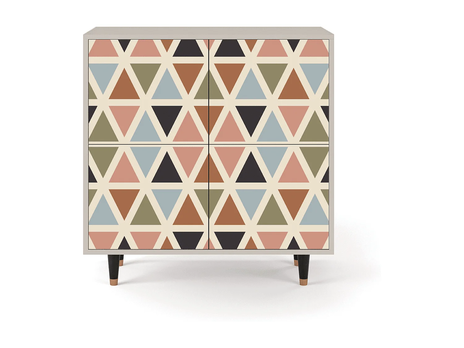 Credenza - 94x96x48 cm - BS3 - Royal Triangles, Sabbia