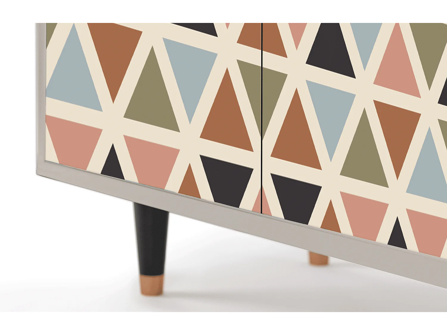 Credenza - 94x96x48 cm - BS3 - Royal Triangles, Sabbia