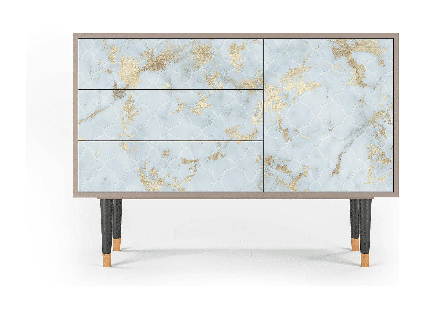 Kredens - 115х84х41 cm - S3 - Golden Waves, Latte