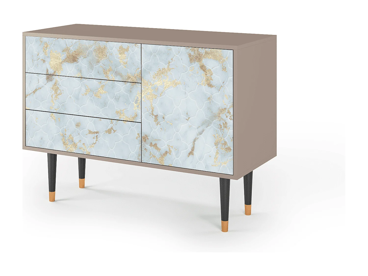 Credenza - 115х84х41 cm - S3 - Golden Waves, Latte