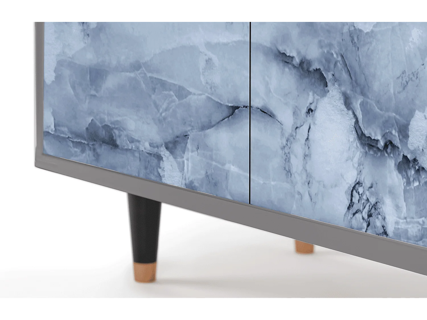 Sideboard - 94x96x48 cm - BS3 - Feather Ice, Grau