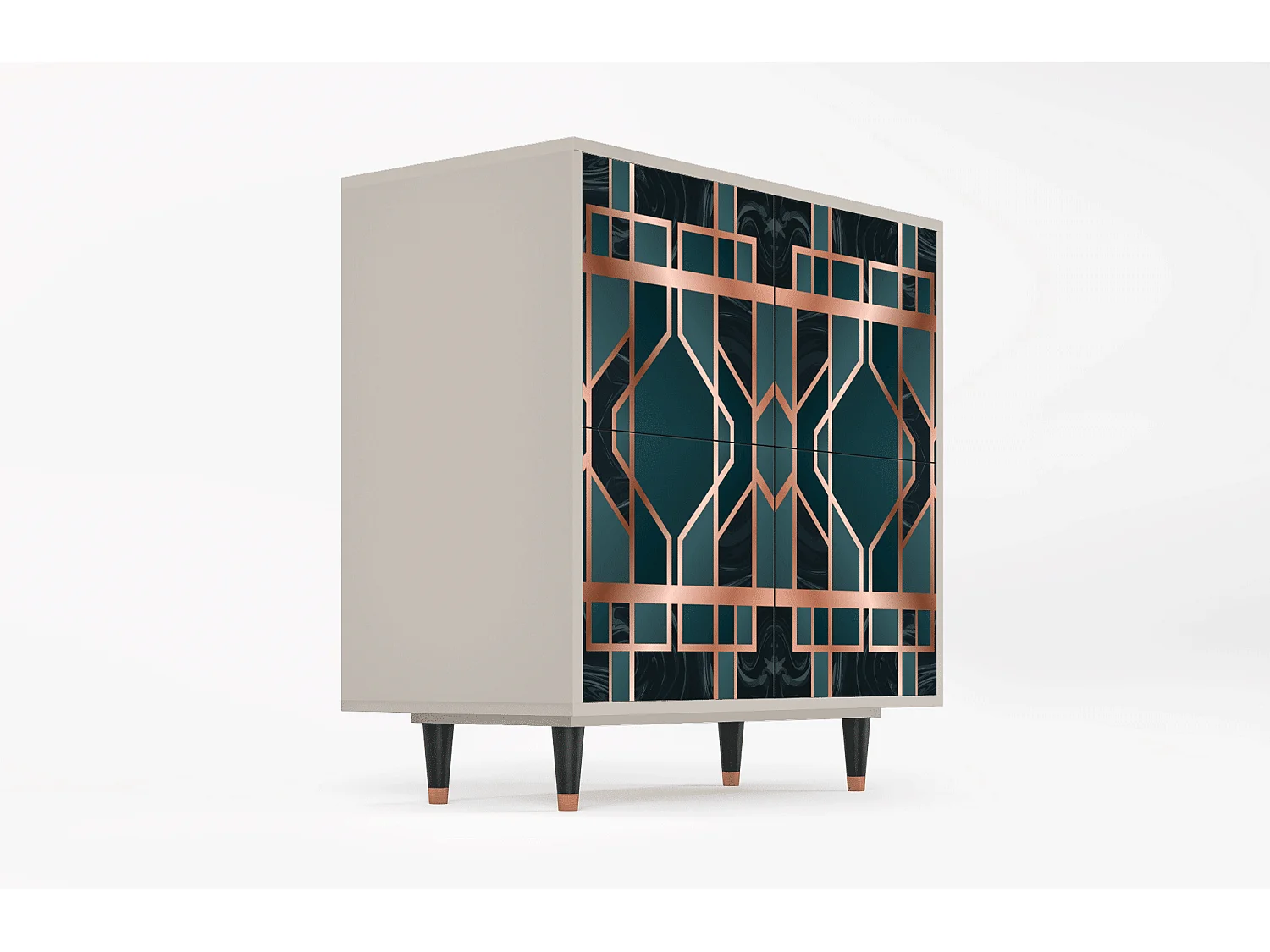 Sideboard - 94x96x48 cm - BS3 - Emerald Metro, Sand