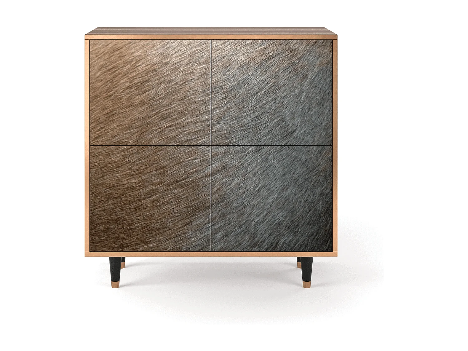 Aparador - 94x96x48 cm - BS3 - Peanut Hair, Nogueira