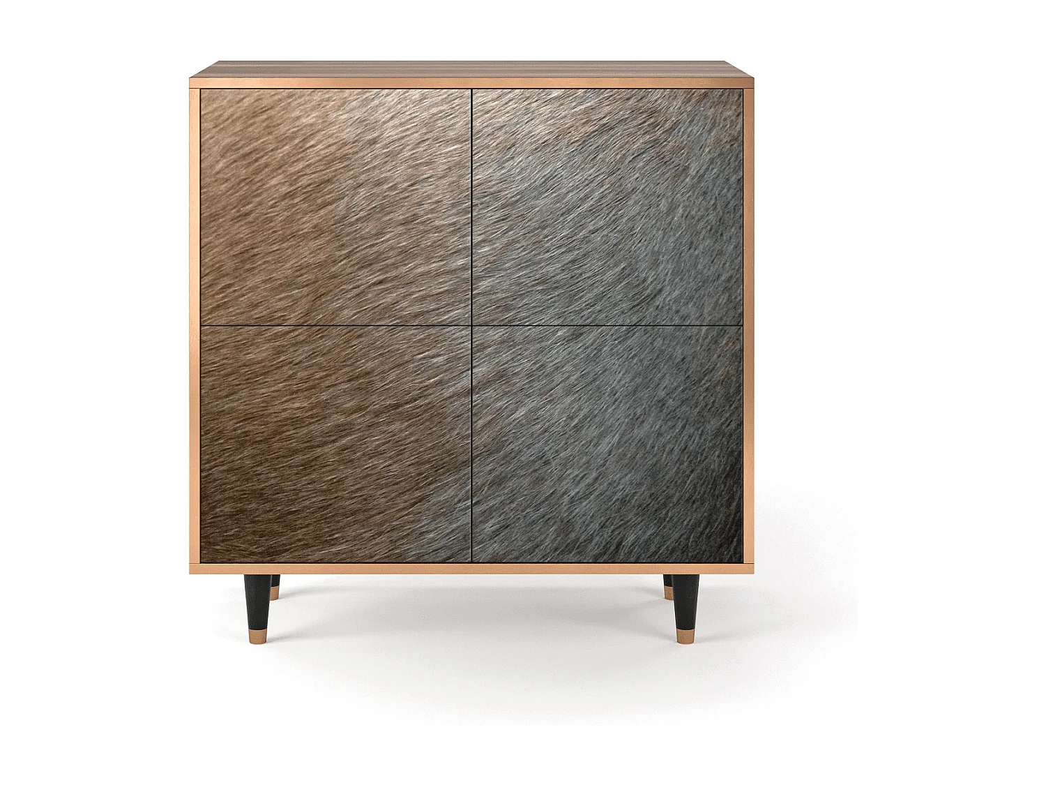 Dressoir - 94x96x48 cm - BS3 - Peanut Hair, Walnoot