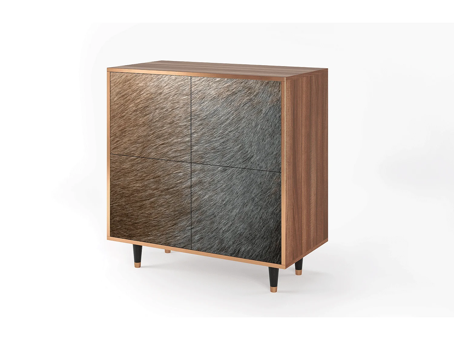 Dressoir - 94x96x48 cm - BS3 - Peanut Hair, Walnoot