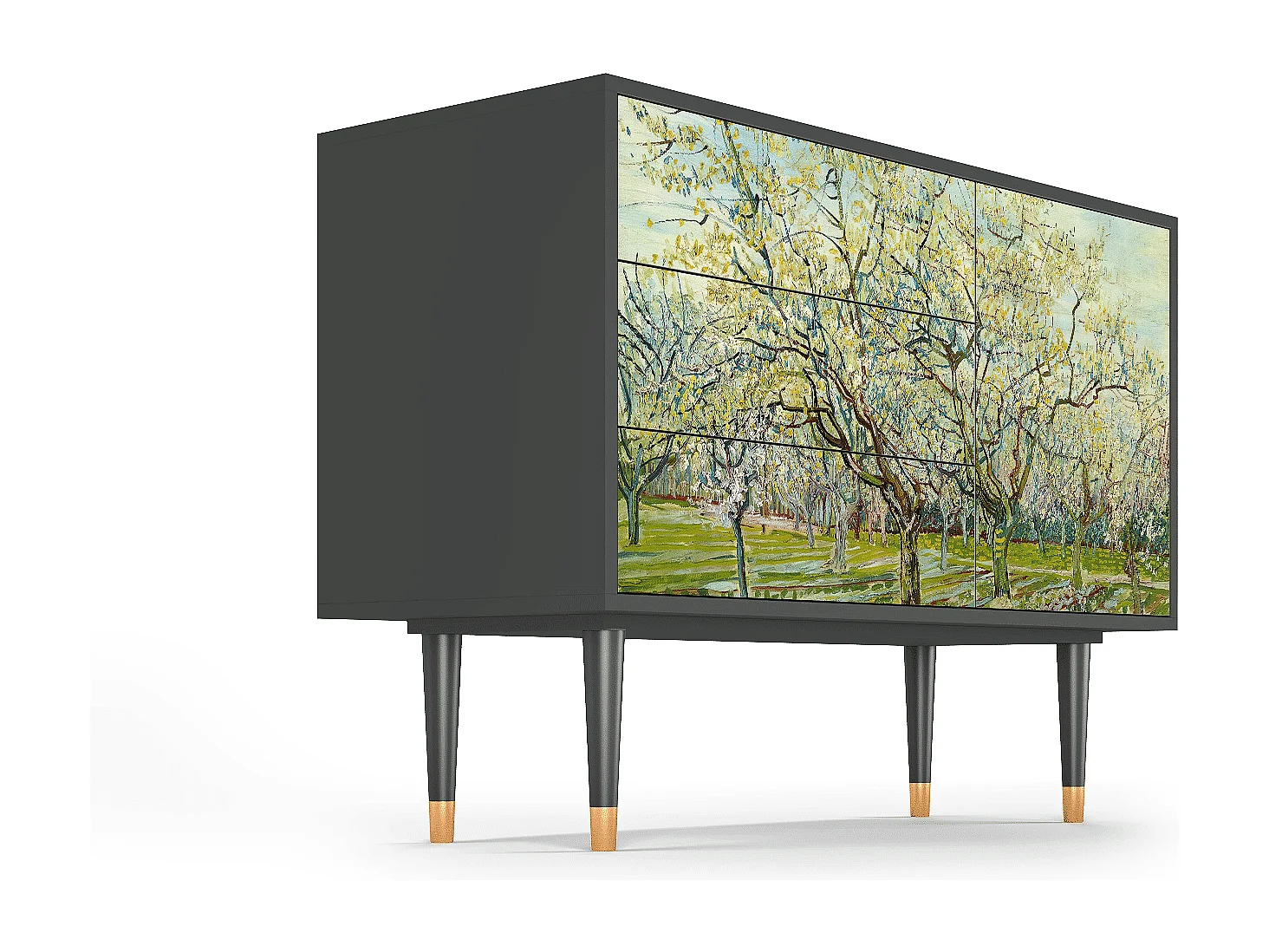 Sideboard - 115х84х41 cm - S3 - The Weiß Orchard, Anthrazit