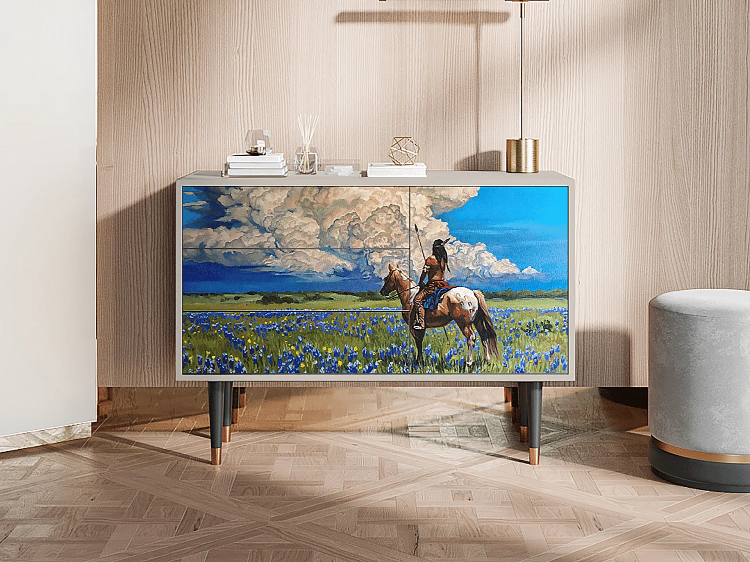 Credenza - 115х84х41 cm - S3 - Thunderheads by Dean, Sabbia