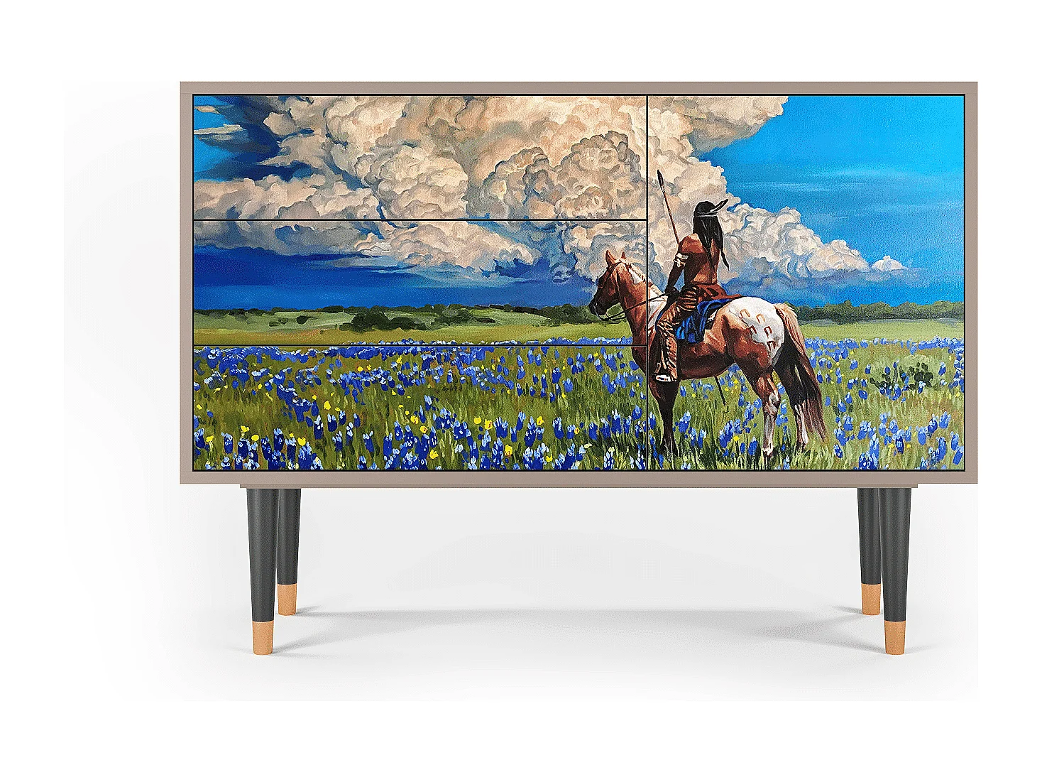 Credenza - 115х84х41 cm - S3 - Thunderheads by Dean, Sabbia