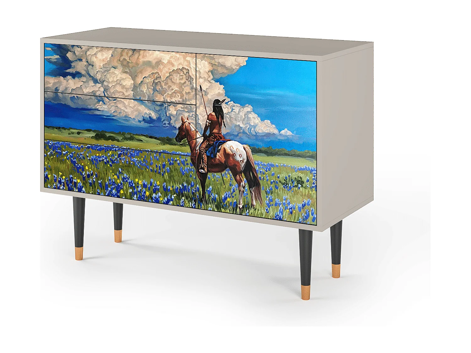 Credenza - 115х84х41 cm - S3 - Thunderheads by Dean, Sabbia
