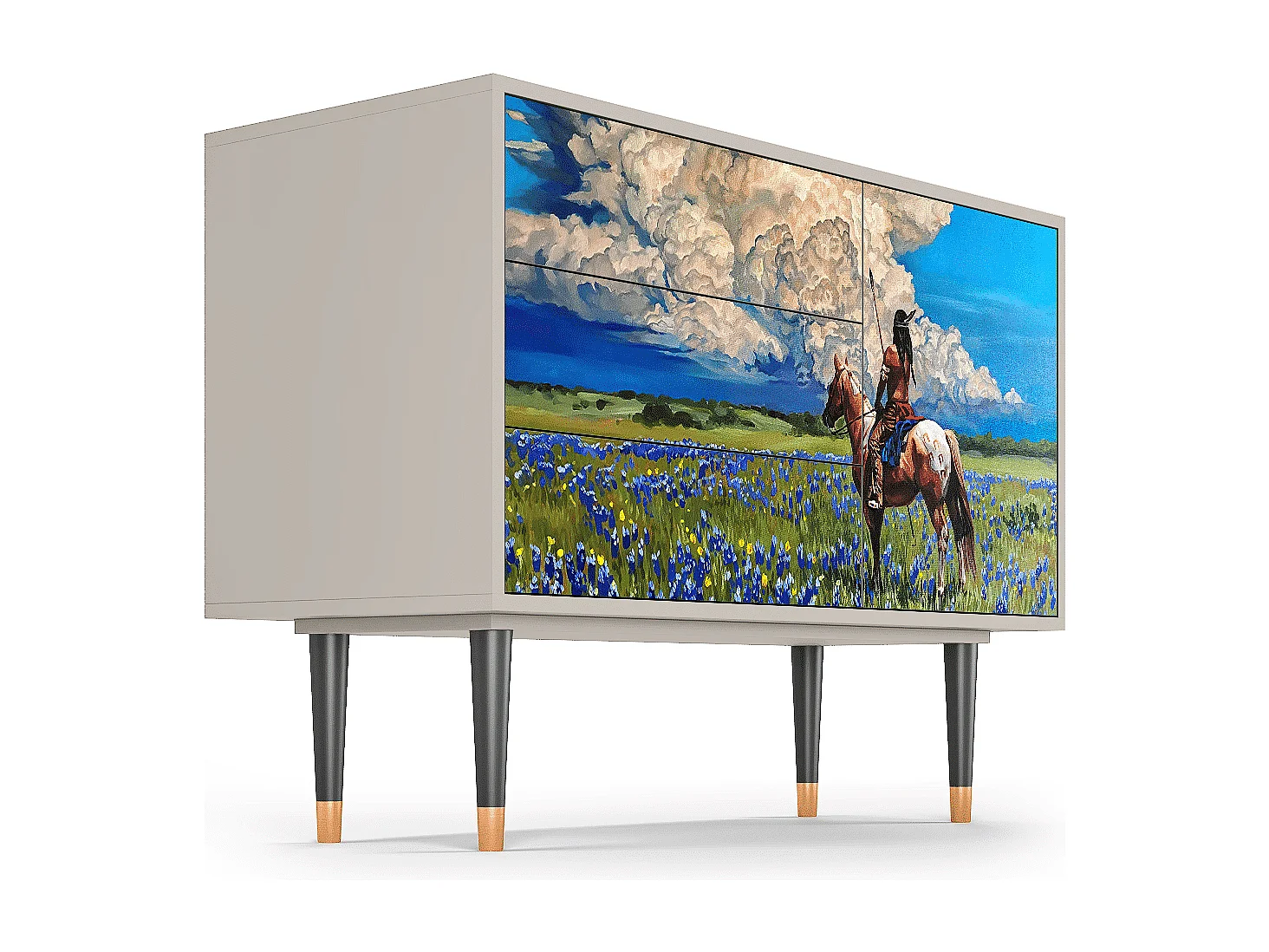 Credenza - 115х84х41 cm - S3 - Thunderheads by Dean, Sabbia