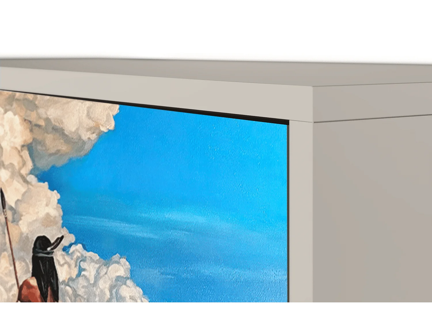 Kredens - 115х84х41 cm - S3 - Thunderheads by Dean, Piaskowy