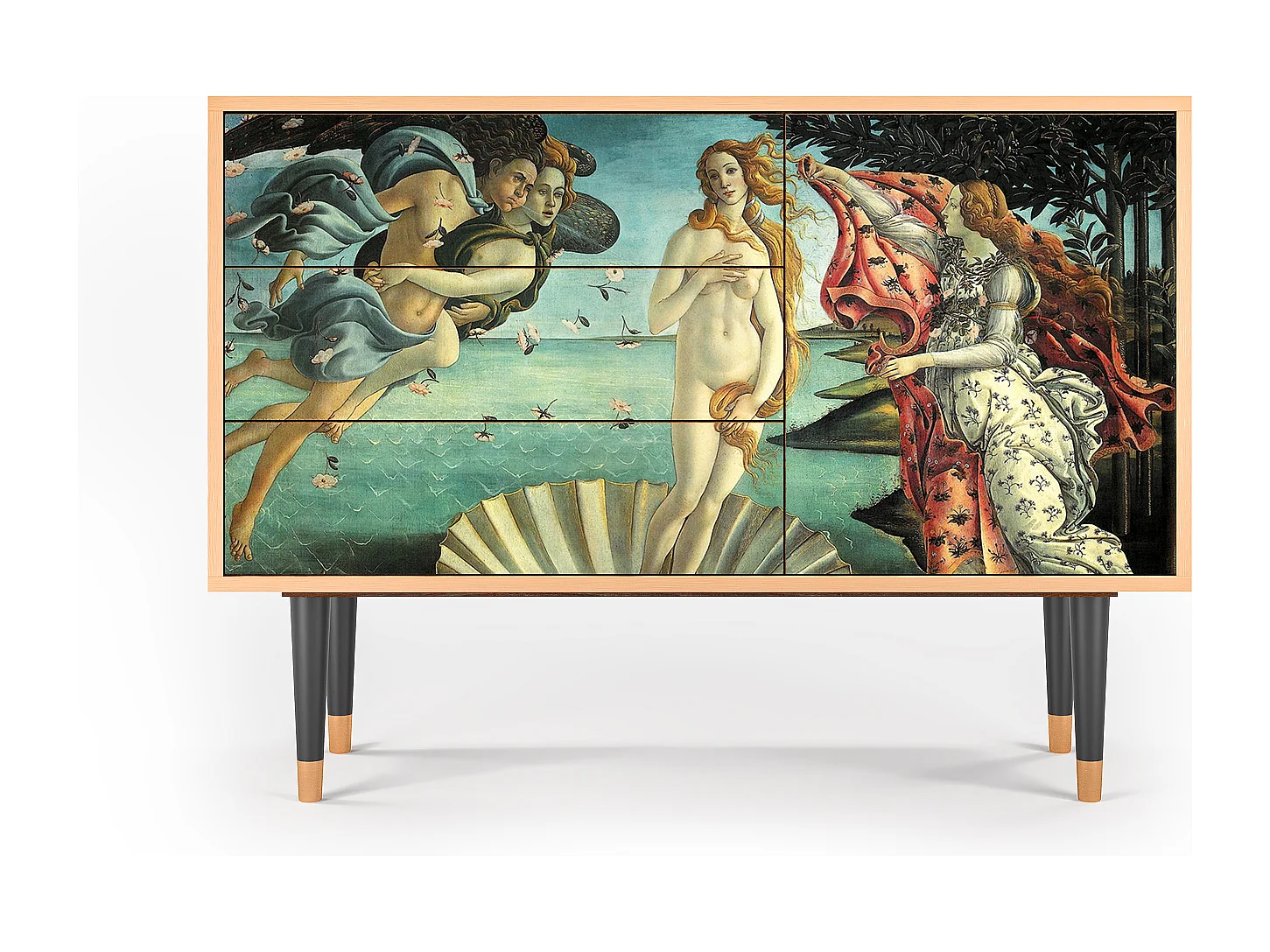 Buffet - 115х84х41 cm - S3 - The Birth of Venus, Noyer