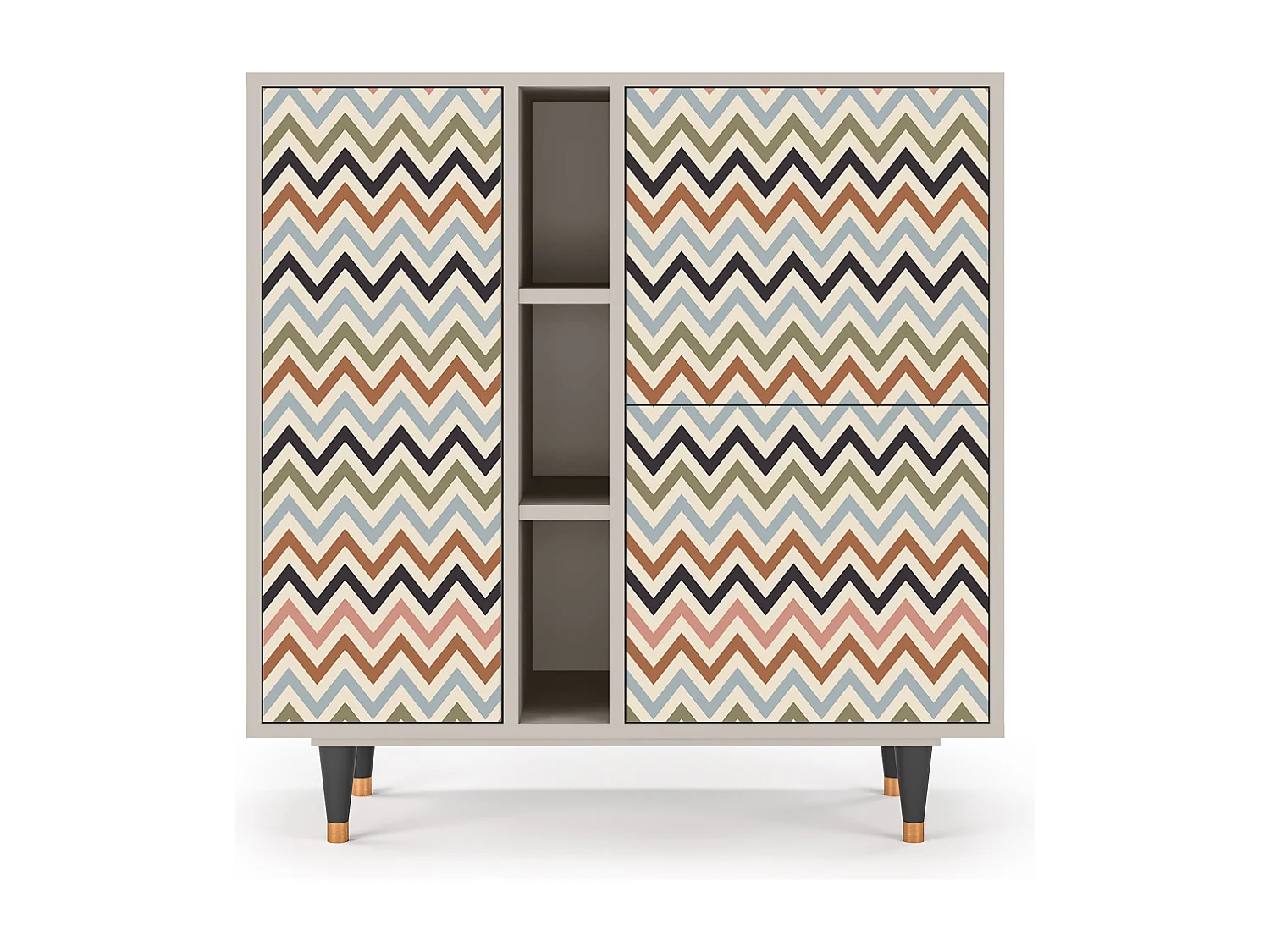 Credenza - 94х96х41 cm - BS5 - Bright Ripple, Sabbia