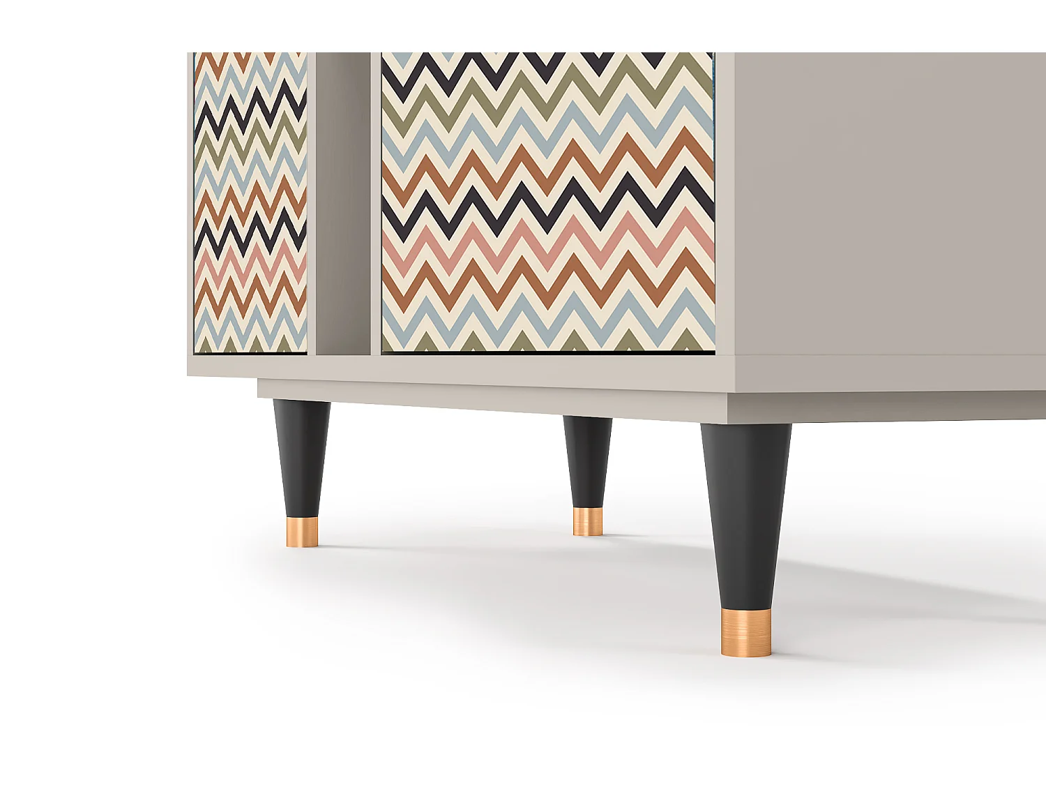 Credenza - 94х96х41 cm - BS5 - Bright Ripple, Sabbia