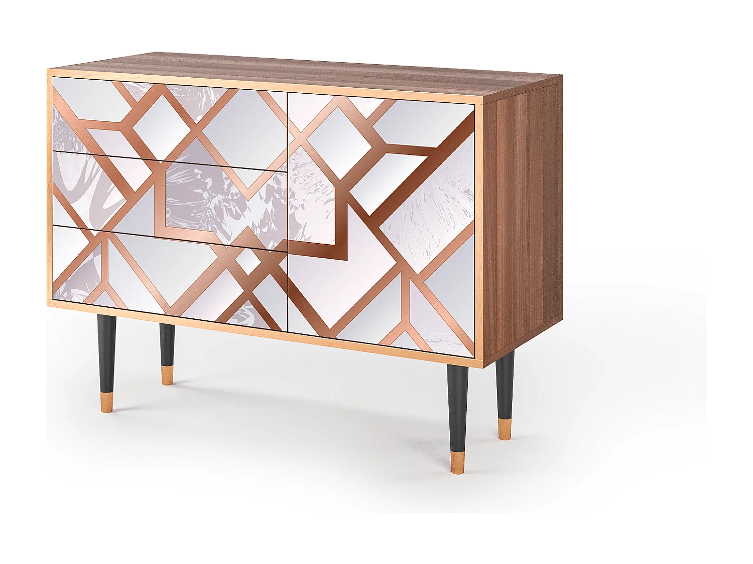 Credenza - 115х84х41 cm - S3 - Pastel Fairytale, Noce