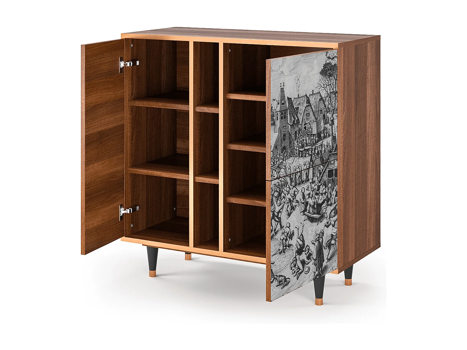 Buffet - 94х96х41 cm - BS5 - The Festival of Saint, Noyer