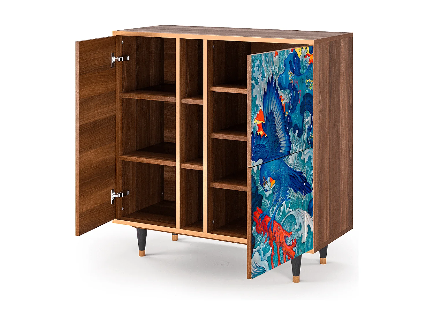 Buffet - 94х96х41 cm - BS5 - The Girl - James Jean, Noyer