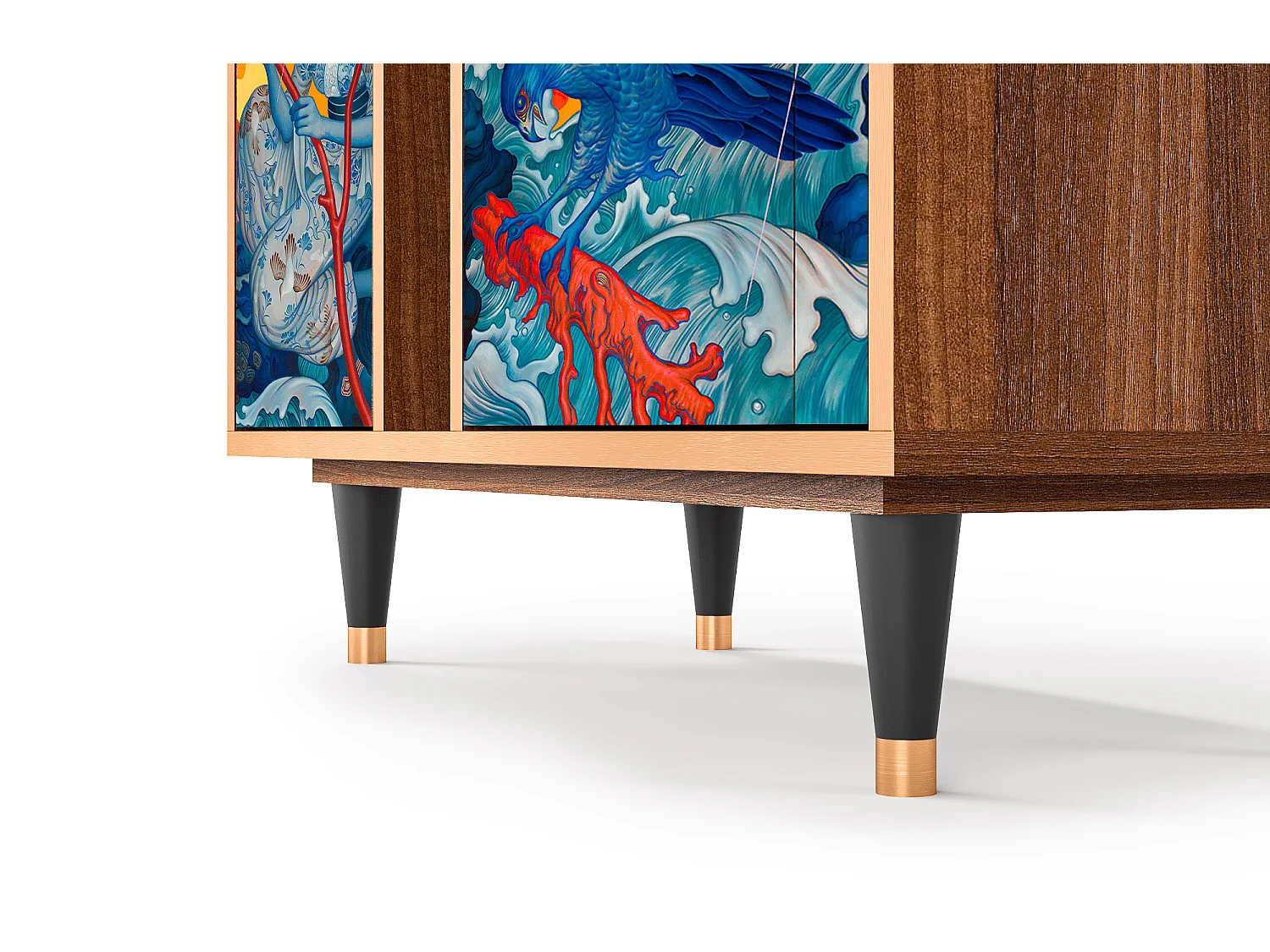 Buffet - 94х96х41 cm - BS5 - The Girl - James Jean, Noyer