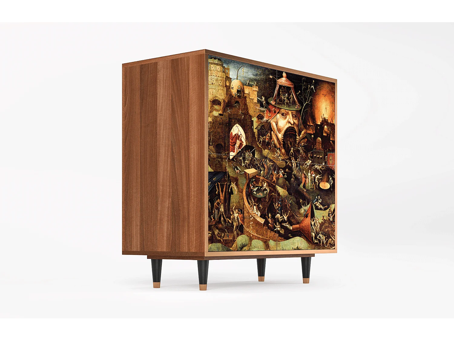 Buffet - 94x96x48 cm - BS3 - Christ in Limbo, Noyer