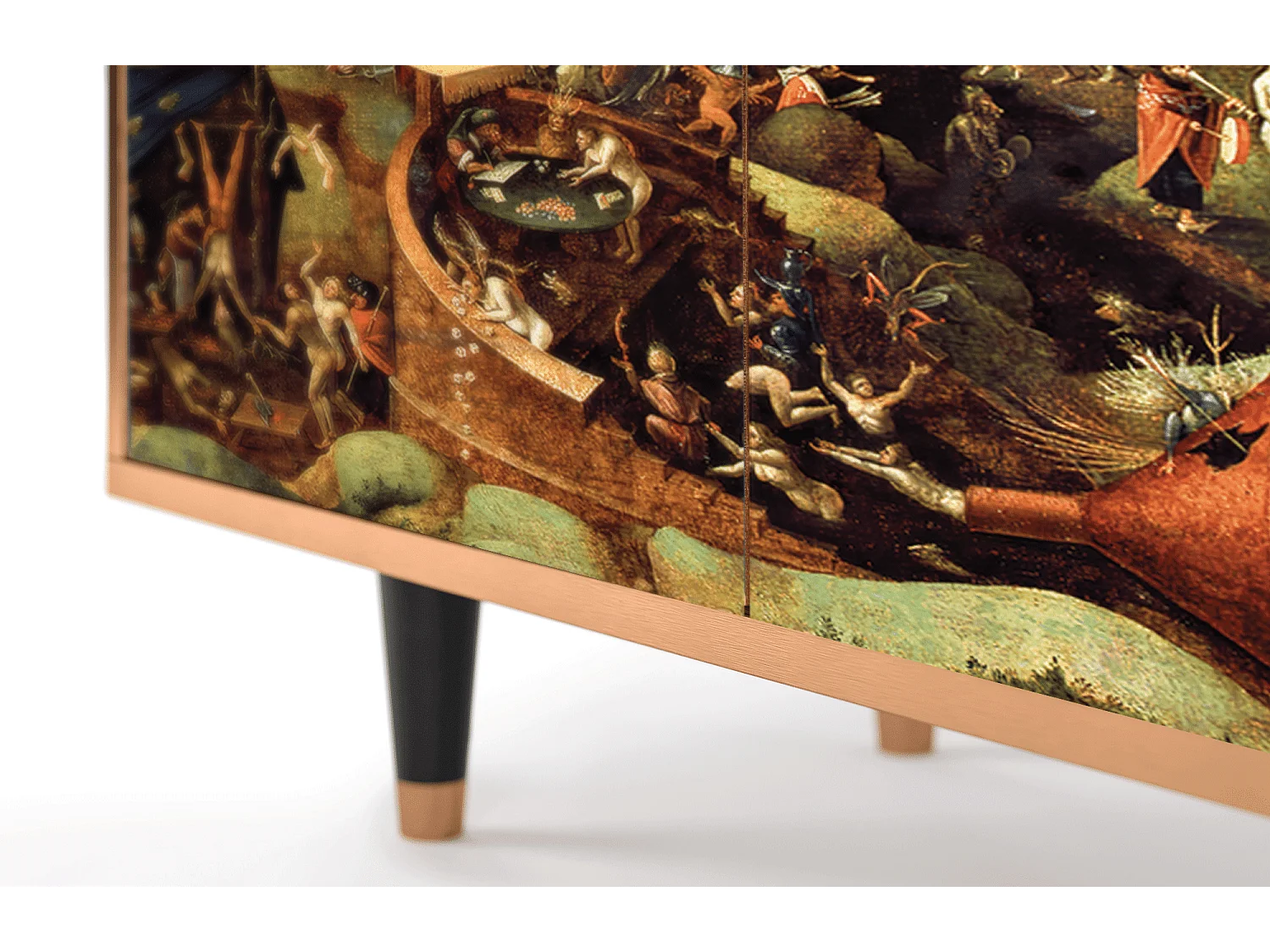 Buffet - 94x96x48 cm - BS3 - Christ in Limbo, Noyer